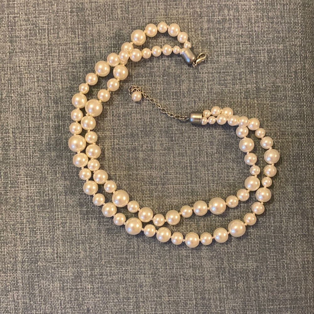 Vintage Faux Pearl Necklace